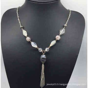 Perles colorées perle collier de chandail (xjw13756)